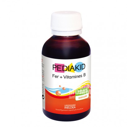 PEDIAKID France Iron and Vitamin B Banana Flavor Syrup