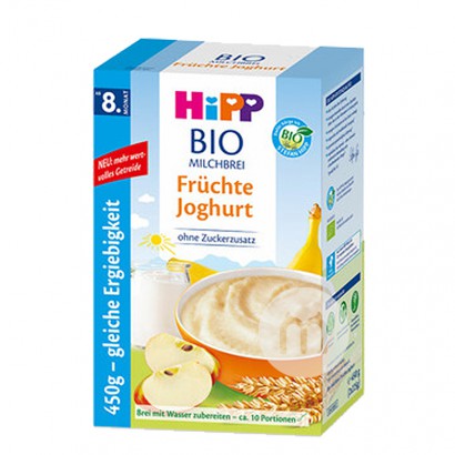 [4 pieces]HiPP German Organic Fruit Yogurt Rice Noodles over 8 months old