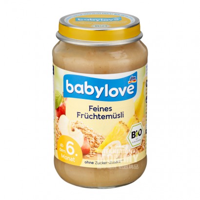 Babylove German Fruit Cereal Puree over 6 months old