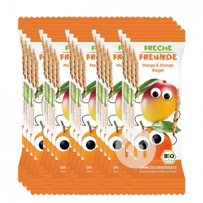 Erdbar German Organic Cereal Mango Orange Fruit Bar*20