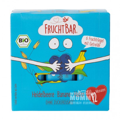 FRUCHTBAR German Organic Blueberry Banana Oatmeal Fruit Bar