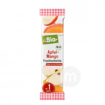 DmBio German Organic Apple Mango Fruit Bar*25