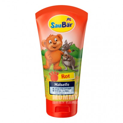 Saubar German children's fruit flavor color soap