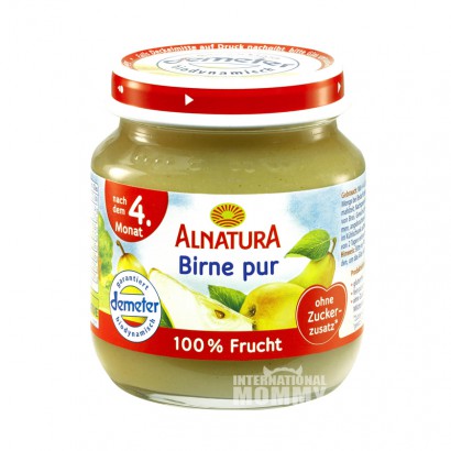 ALNATURA German Organic Pure Pear Puree*6