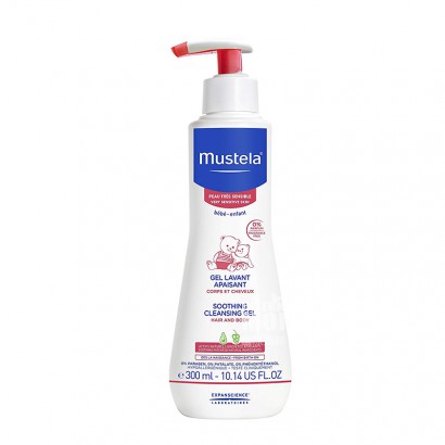 Mustela French Baby Soothing cleansing bath gel