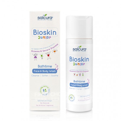 Salcura British baby eczema natural body wash