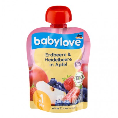 Babylove German Organic Apple Straw...