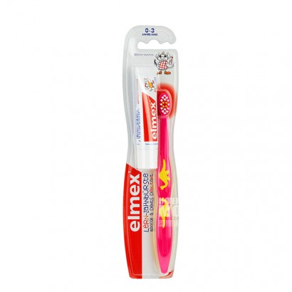 Elmex German Emax Children's primary teeth toothpaste toothbrush suit 0-2 years old overseas original