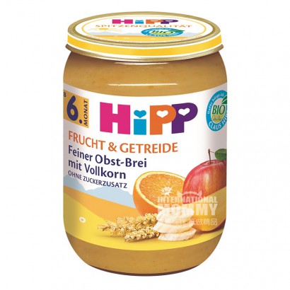 [2 pieces]HiPP German Organic Fruit Cereal Mix Puree over 6 months old 