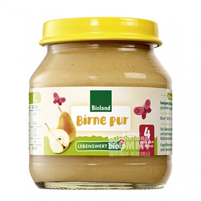 LEBENSWERT German Organic Pear Fruit Puree over 4 months old