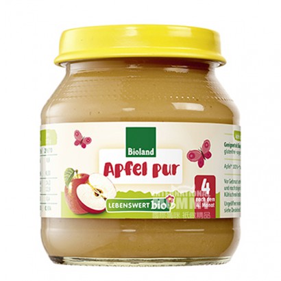 [2 pieces]LEBENSWERT German Organic Apple Fruit Puree over 4 months old