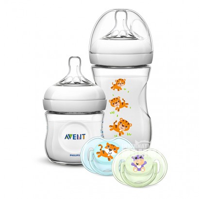 PHILIPS AVENT UK Wide caliber natural PP bottle entry 4-piece set 0-6 months