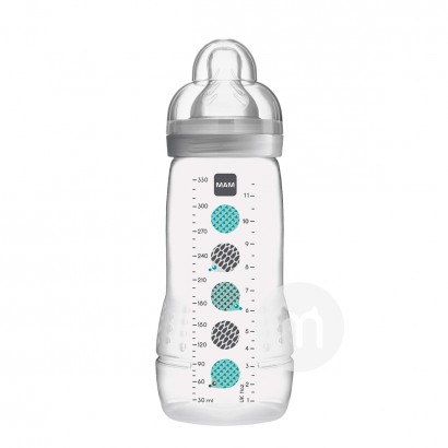 MAM Austria wide caliber PP bottle 330ml over 4 months