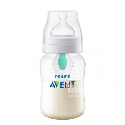 PHILIPS AVENT UK wide mouth PP plastic anti flatulence bottle 260ml more than 1 month