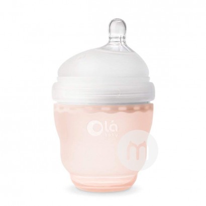 Olababy US imitation breast milk anti flatulence silicone milk bottle 120ml 0-3 months