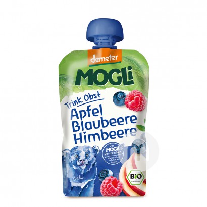 MOGLi German Organic Apple Blueberry Raspberry Mix Sucking*6