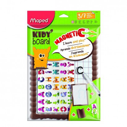 Maped French Fun Magic Magnetic Alphabet Sticker Whiteboard Overseas Local Original