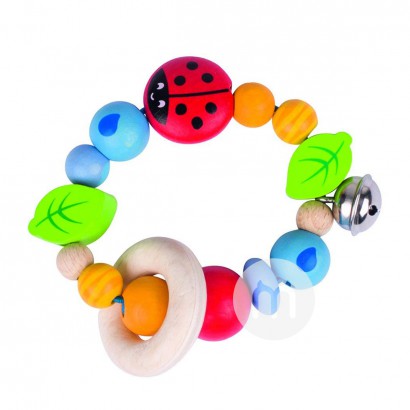 Heimess Germany Baby Ladybug holds ring