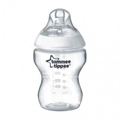 Tommee Tippee UK wide mouth anti flatulence PP bottle 260ml 0-3 months