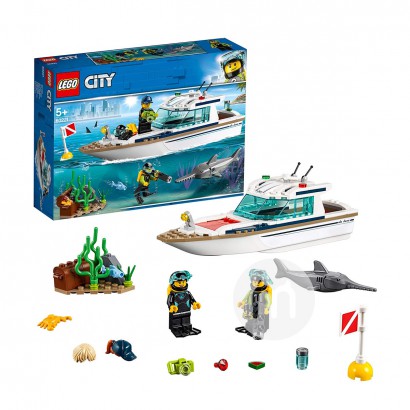 LEGO Danish city series diving yacht 60221