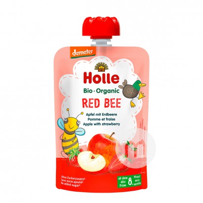 Holle German Organic Strawberry Apple Puree 100g*6