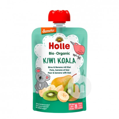 Holle German Organic Fenne Pear and Apple Puree Sucking 100g*6