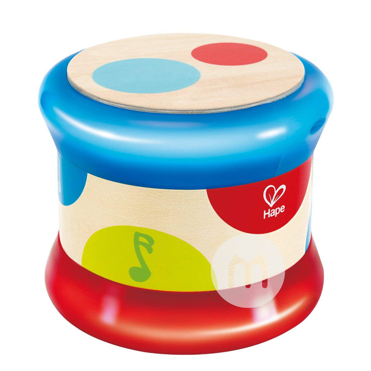 Hape Germany Roll music drum baby t...