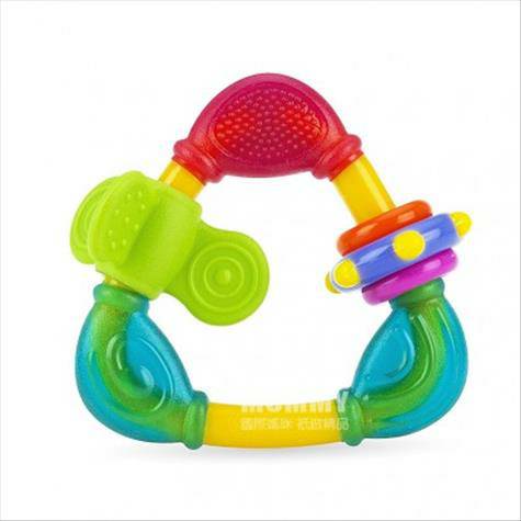 Nuby USA triangular bite ring fixed...