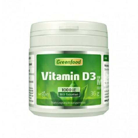 Greenfood Netherlands Vitamin D3 ta...