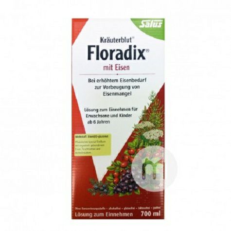 Salus Germany Floradix iron yuan bl...