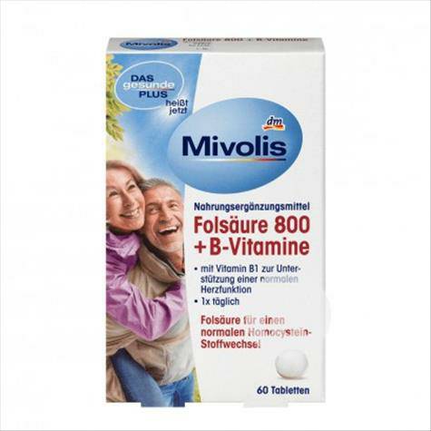 Mivolis German folic acid 800 + B v...