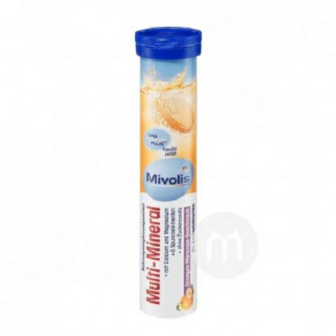 Mivolis German Multi-mineral effervescent tablets, sugar-free type*2 Overseas local original