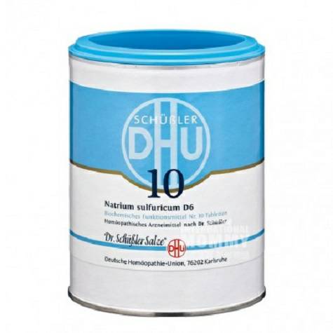 DHU German Sodium sulfate D6 No. 10...