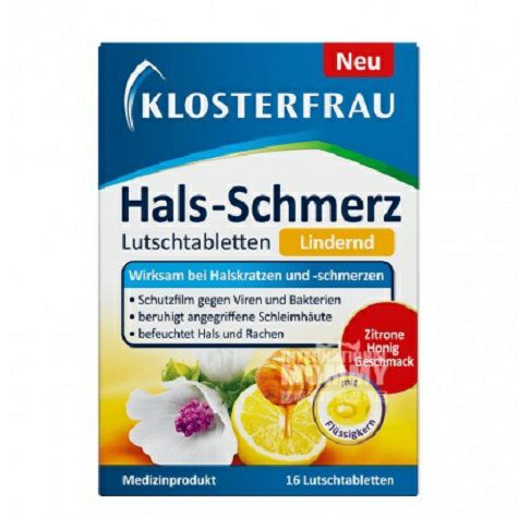 KLOSTERFRAU Germany sore throat lem...