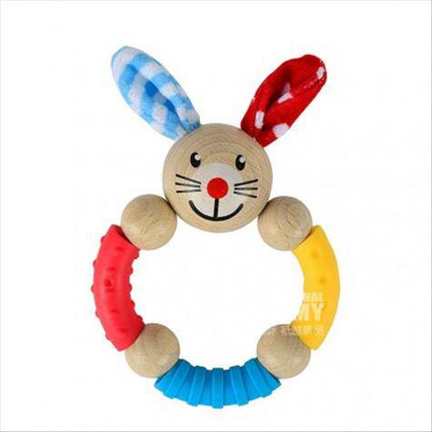 Eichhorn Germany baby wooden rabbit molar toy