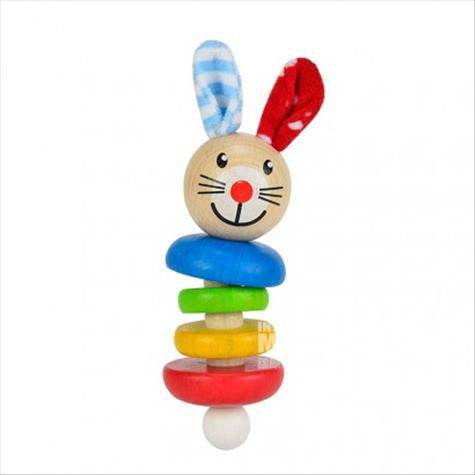 Eichhorn Germany baby wooden rabbit hoop toy