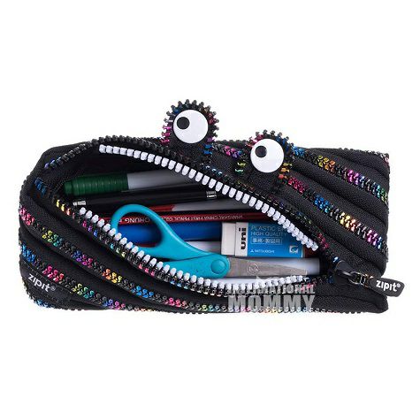 ZIPIT Israel Zipper Pencil Case Bla...