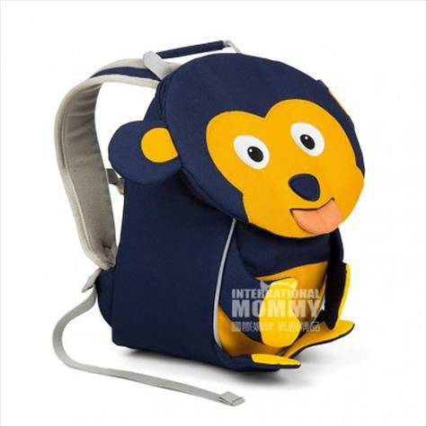 Affenzahn Germany cute animal model kindergarten schoolbag blue Department