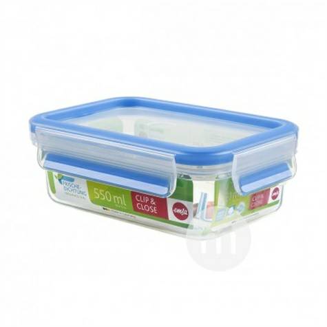 EMSA German square plastic snack bo...