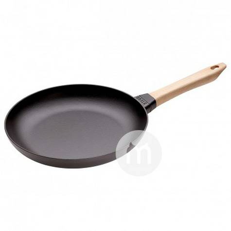 STAUB French wooden handle frying p...