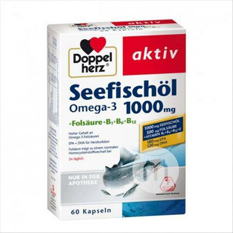 Doppelherz German 1000mg Omega 3 De...