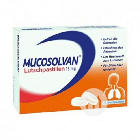 MUCOSOLVAN Germany lozenges 40 tabl...