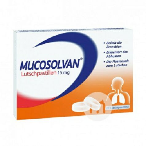 MUCOSOLVAN Germany lozenges 20 tabl...