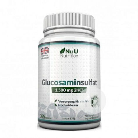 Nu U UK glucosamine sulfate 1.500mg...