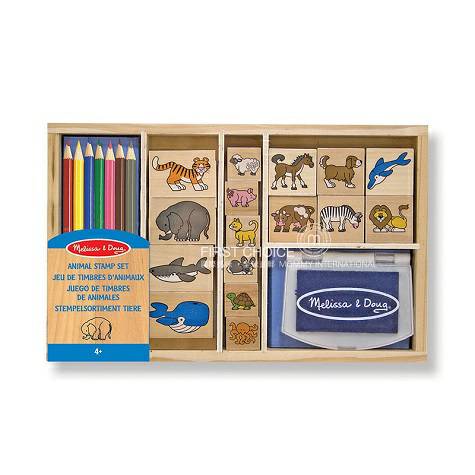 Melissa & Doug American Animal Stam...