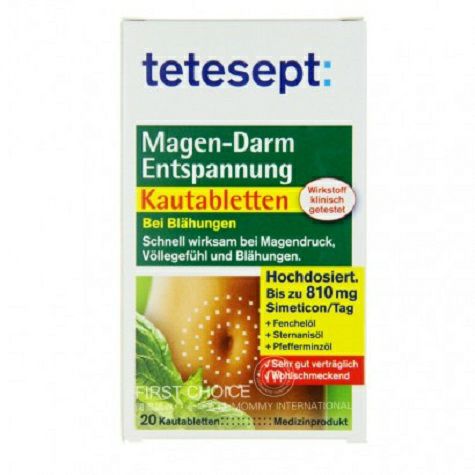 Tetesept Germany stomach distension...