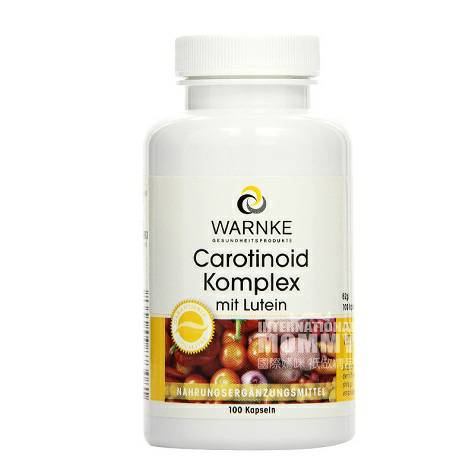 WARNKE German Beta Carotene + Lutein Compound Capsules 100 Capsules Original Overseas