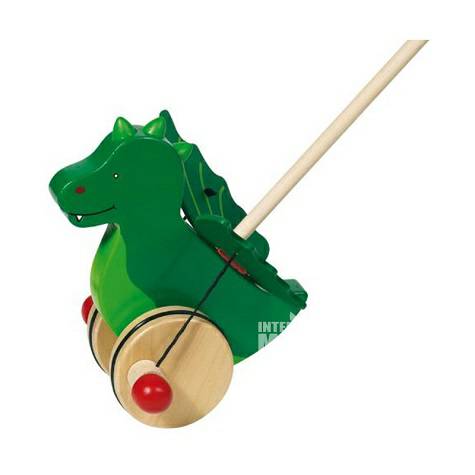 Goki Germany wood green dinosaur