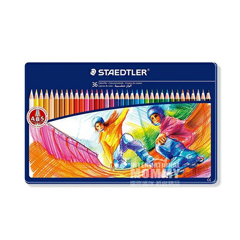 STAEDTLER German 36-color iron boxe...