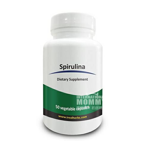 Real Herbs America Spirulina capsul...